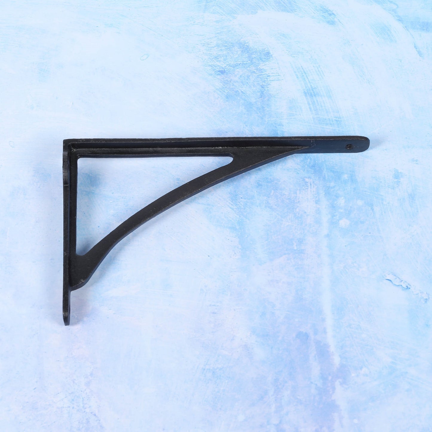 Black Finish Cast Iron Cistern Wall Shelf Bracket