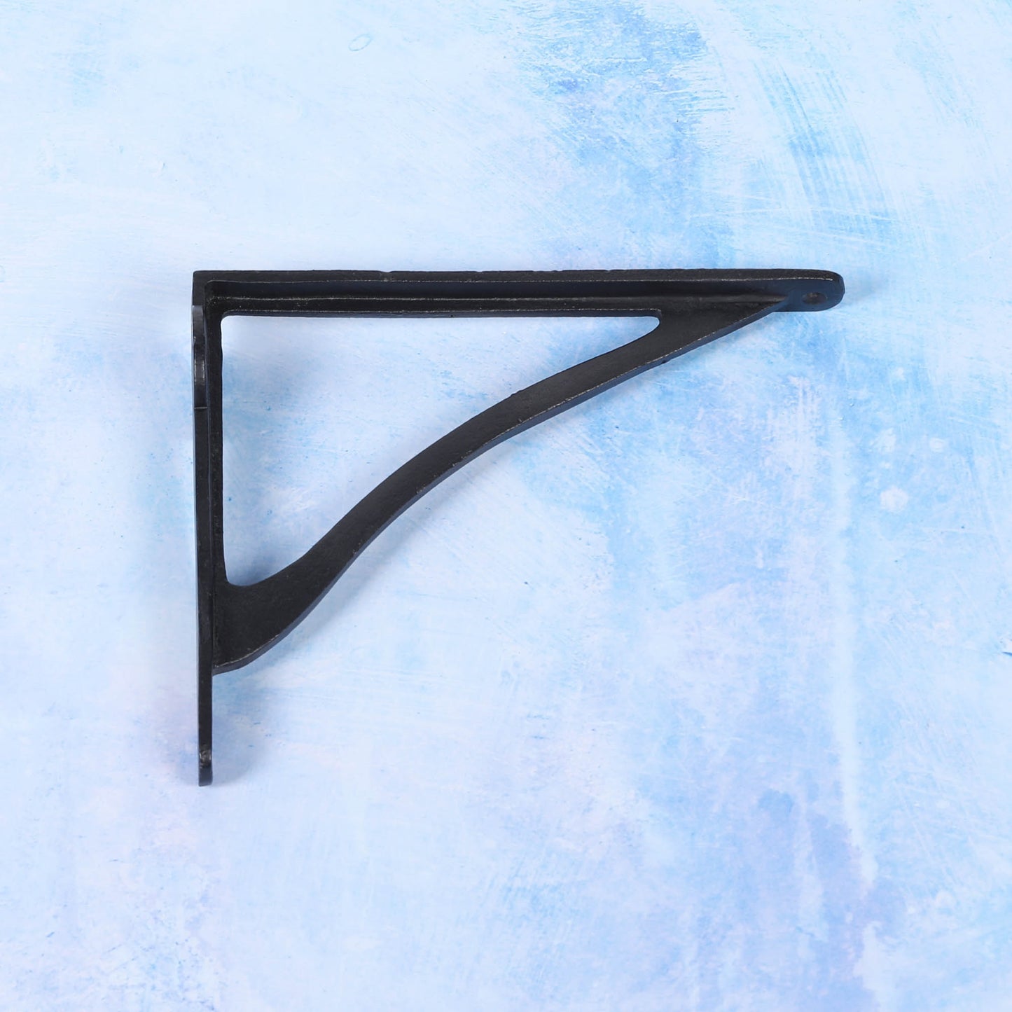 Black Finish Cast Iron Cistern Wall Shelf Bracket