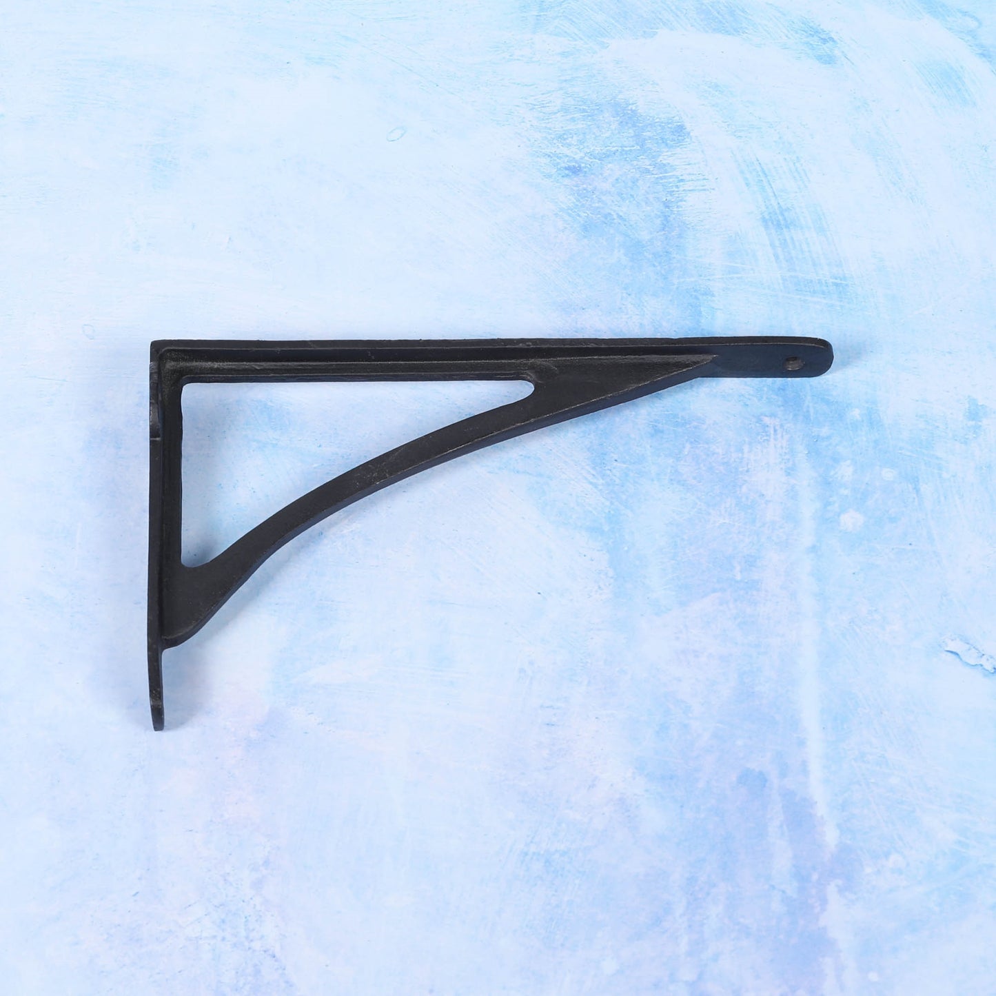 Black Finish Cast Iron Cistern Wall Shelf Bracket