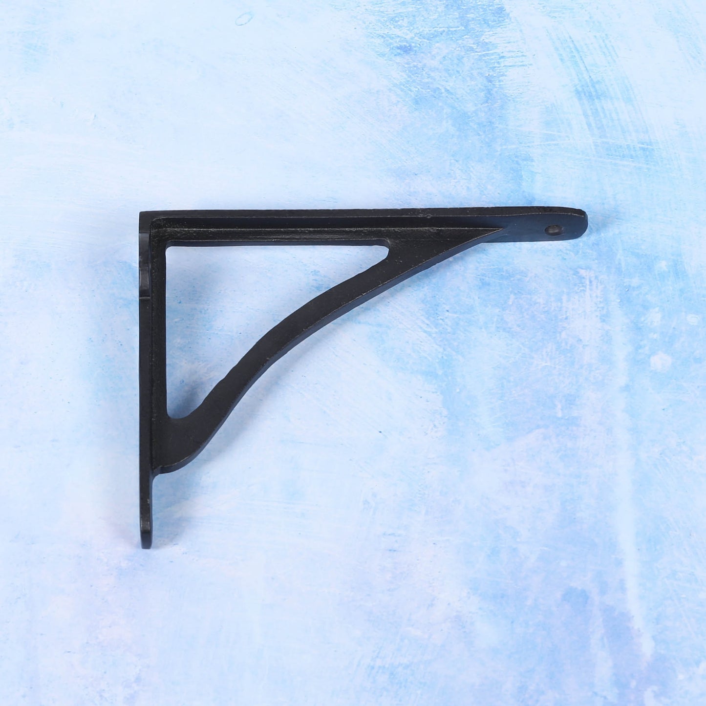 Black Finish Cast Iron Cistern Wall Shelf Bracket