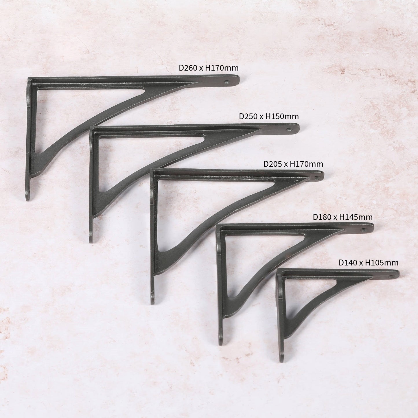 Cast Iron Shelf Cistern Wall Bracket