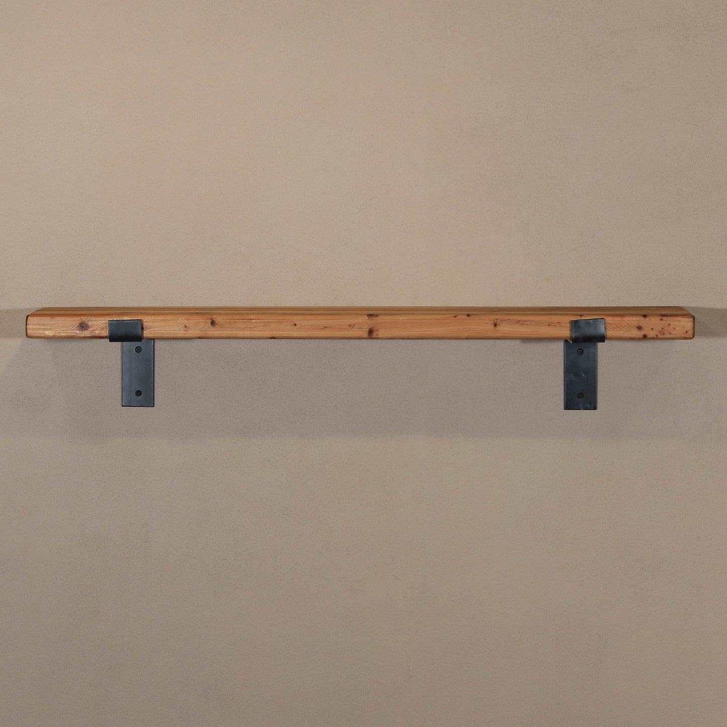 Rustic Wooden Wall Shelf Industrial Wood Iron Metal Scaffold Board Style Shelves