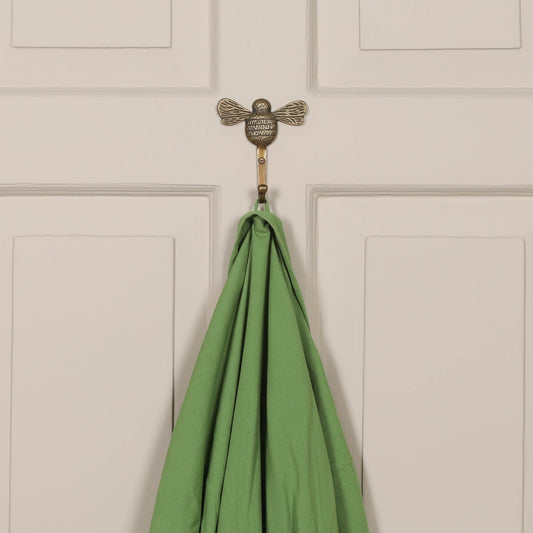 Brass Style Finish Wall Mounted Bumble Bee Coat Hook