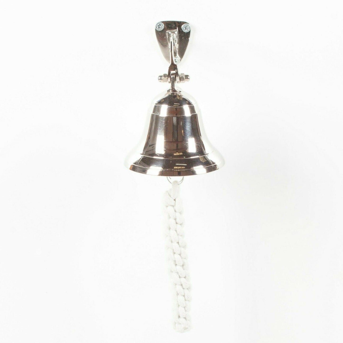Antique Vintage Style Maritime Nautical Nickel Chrome Finish Door Wall Mounted Ship Bell 4" - r4a5bu-zj.myshopify.com