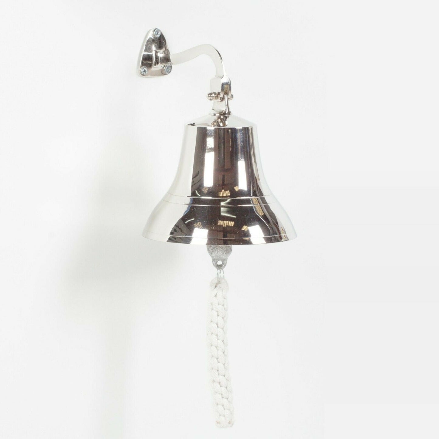 Antique Vintage Style Nautical Wall Mounted Door Nickel Chrome Bell Ship Pub Last Order 6" - r4a5bu-zj.myshopify.com