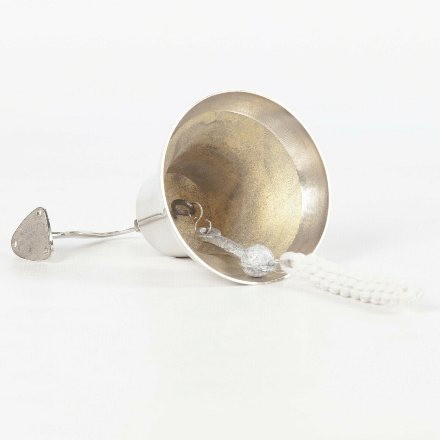 Antique Vintage Style Nautical Wall Mounted Door Nickel Chrome Bell Ship Pub Last Order 6" - r4a5bu-zj.myshopify.com