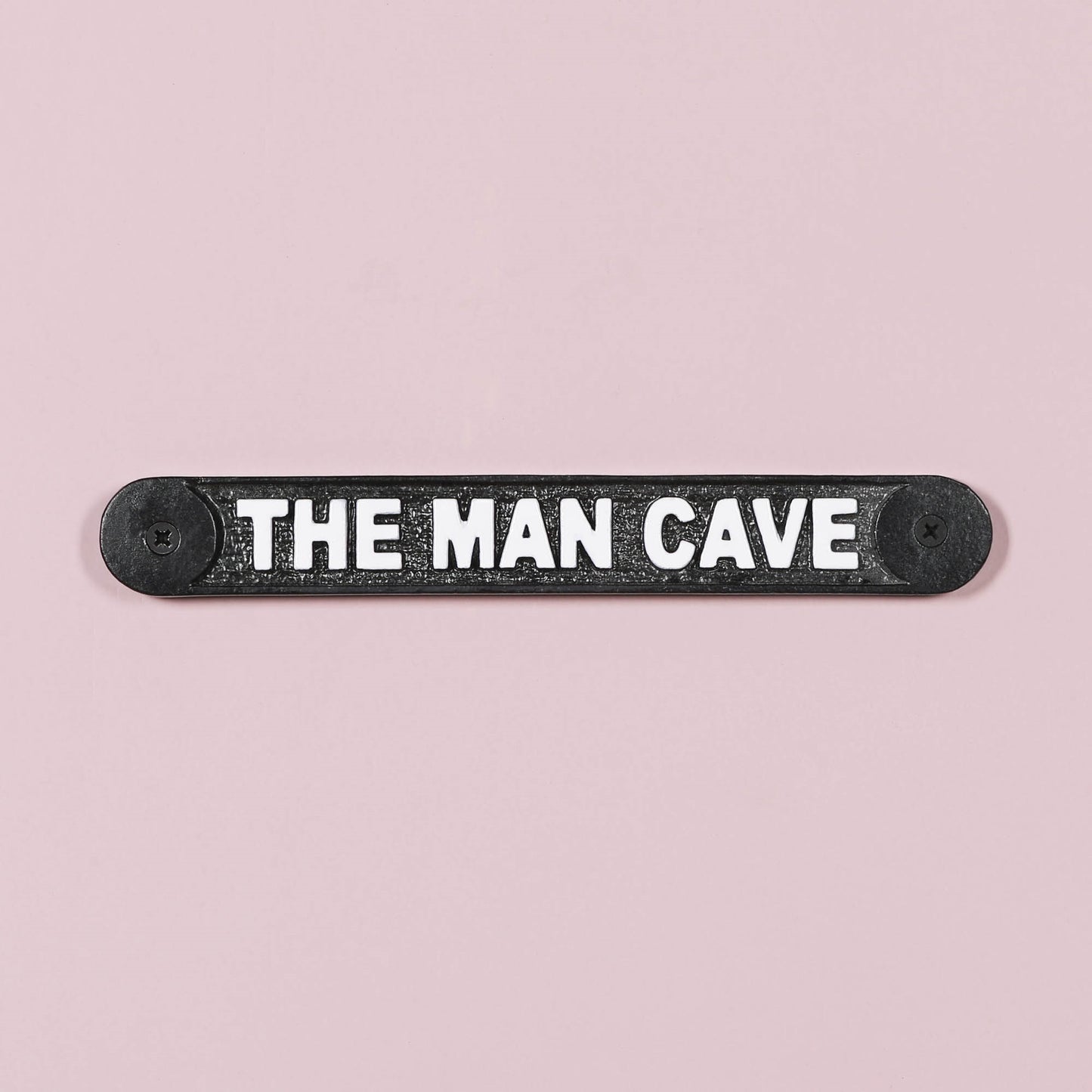 Man Cave Door Wall Sign Plaque Shed Garage Vintage Cast Metal Dad Birthday Gift