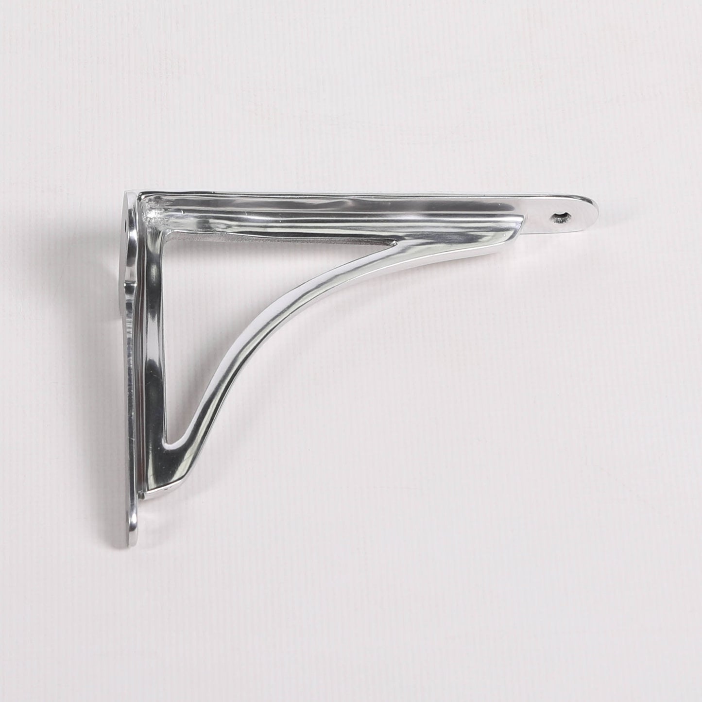 Cast Chrome Polished Antique Style Wall Shelf Bracket Cistern System Not Iron