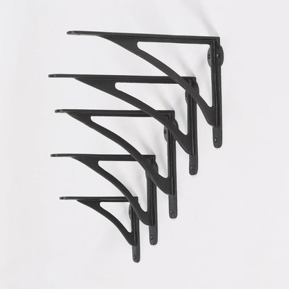 Black Finish Cast Iron Cistern Wall Shelf Bracket
