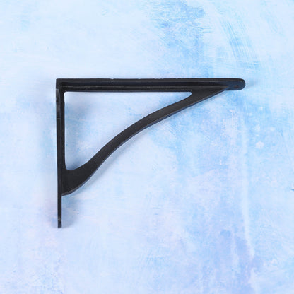 Black Finish Cast Iron Cistern Wall Shelf Bracket