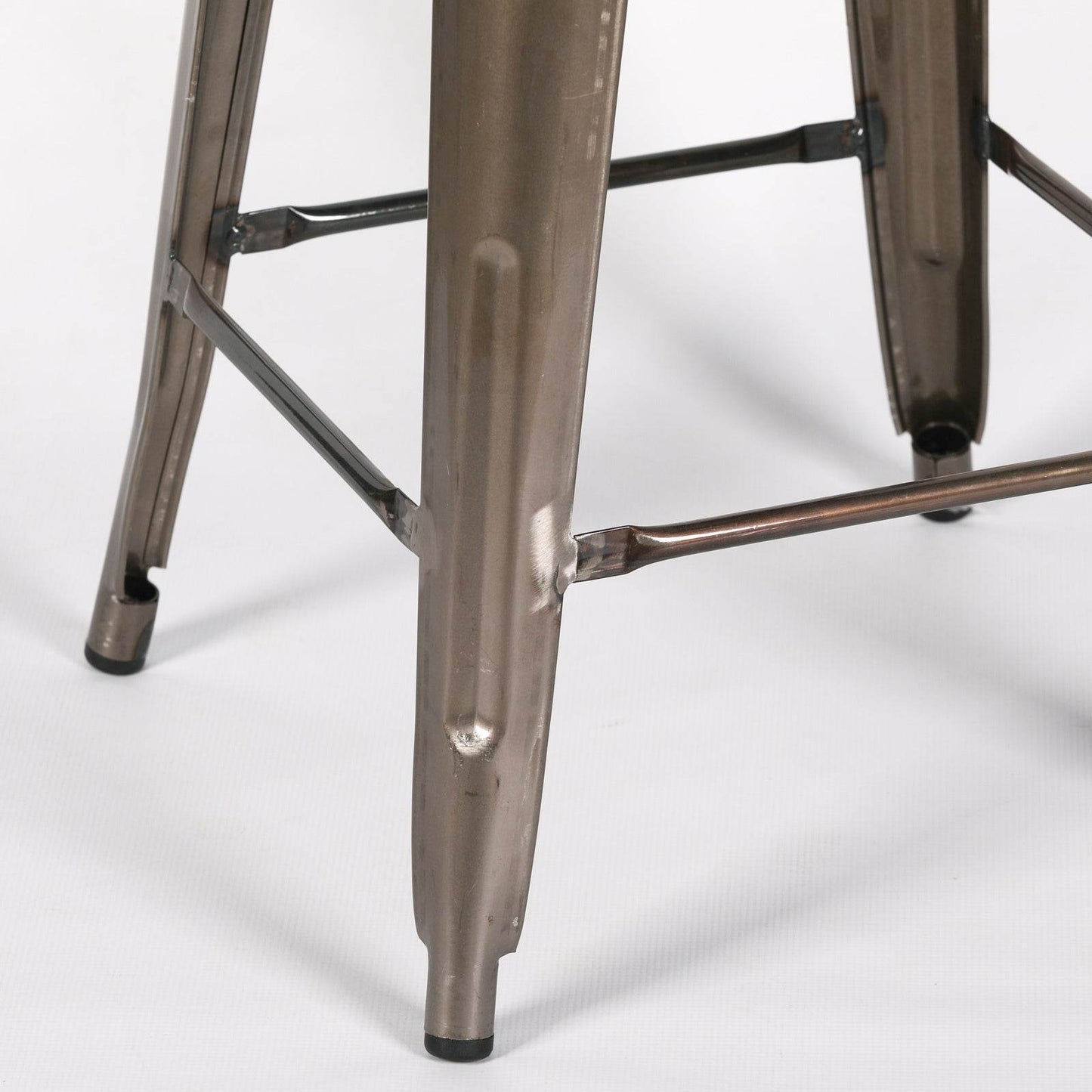 Industrial Style Steel Stackable Metal Bar Stool - Esmae & Rose