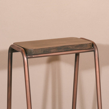 Industrial Style Lab Copper Style Stackable Bar Stool