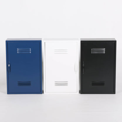 Industrial Metal Locker Wall Mount Cabinet Storage Cupboard Reversible Door