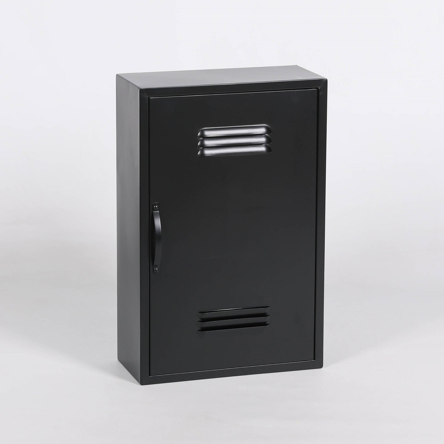 Industrial Metal Locker Wall Mount Cabinet Storage Cupboard Reversible Door