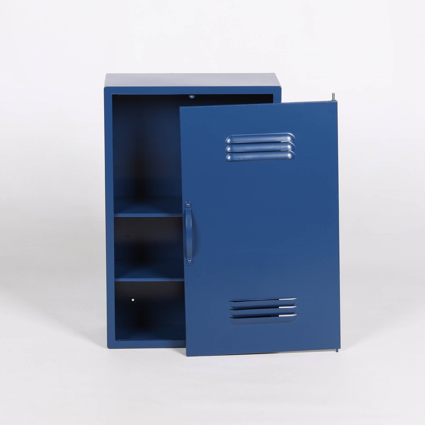 Industrial Metal Locker Wall Mount Cabinet Storage Cupboard Reversible Door