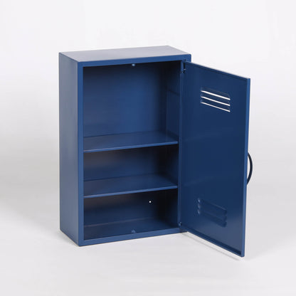 Industrial Metal Locker Wall Mount Cabinet Storage Cupboard Reversible Door