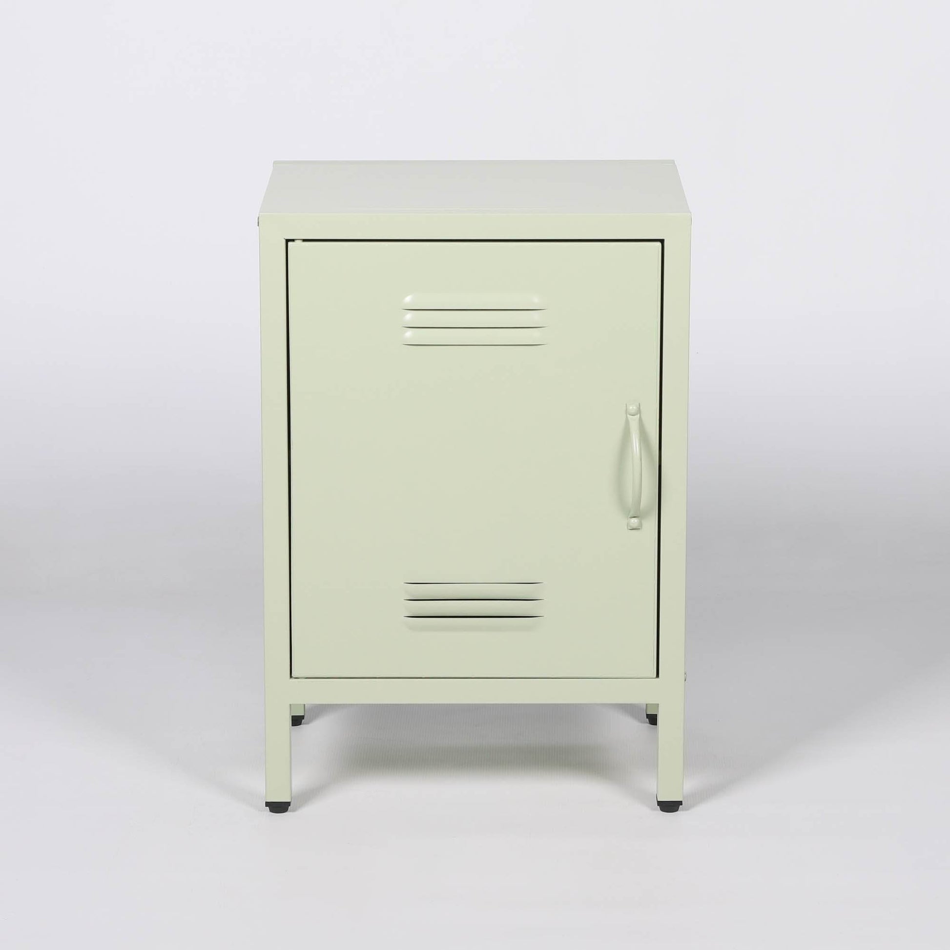 Industrial Metal Locker Storage Bedside Light Green Cupboard - Esmae & Rose