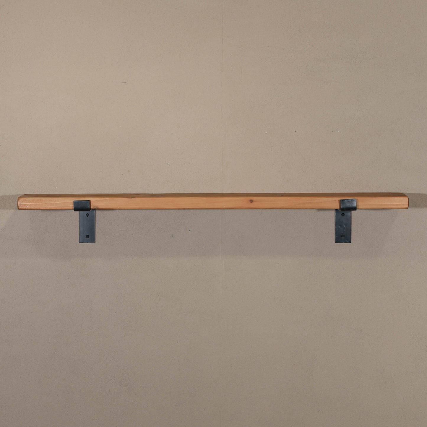 Rustic Wooden Wall Shelf Industrial Wood Iron Metal Scaffold Board Style Shelves