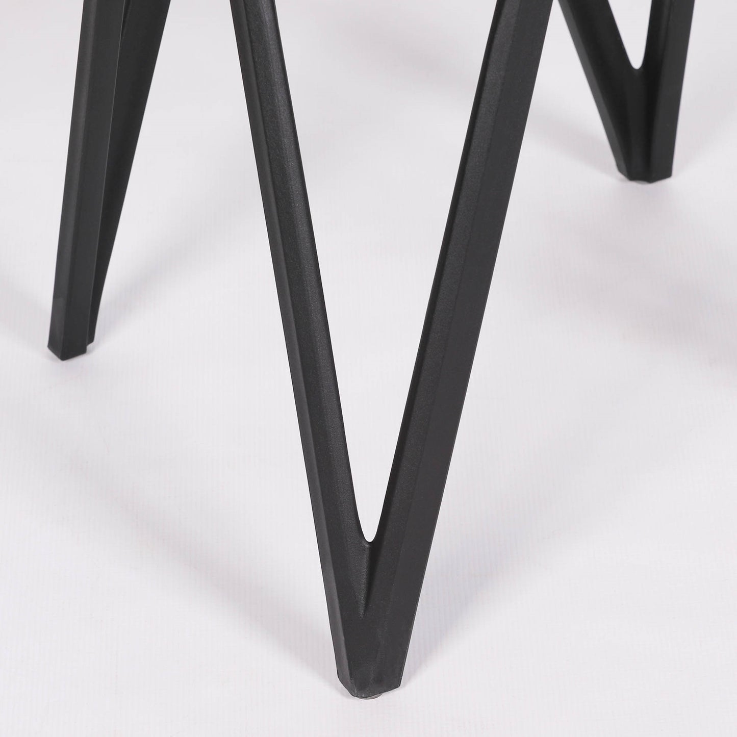 Terrace Black Low-Profile Garden Seat Accent Stool & Side Table