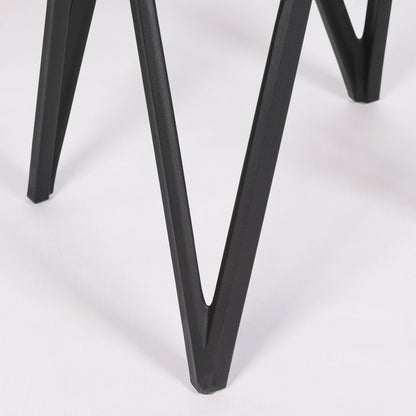 Terrace Black Low-Profile Garden Seat Accent Stool & Side Table