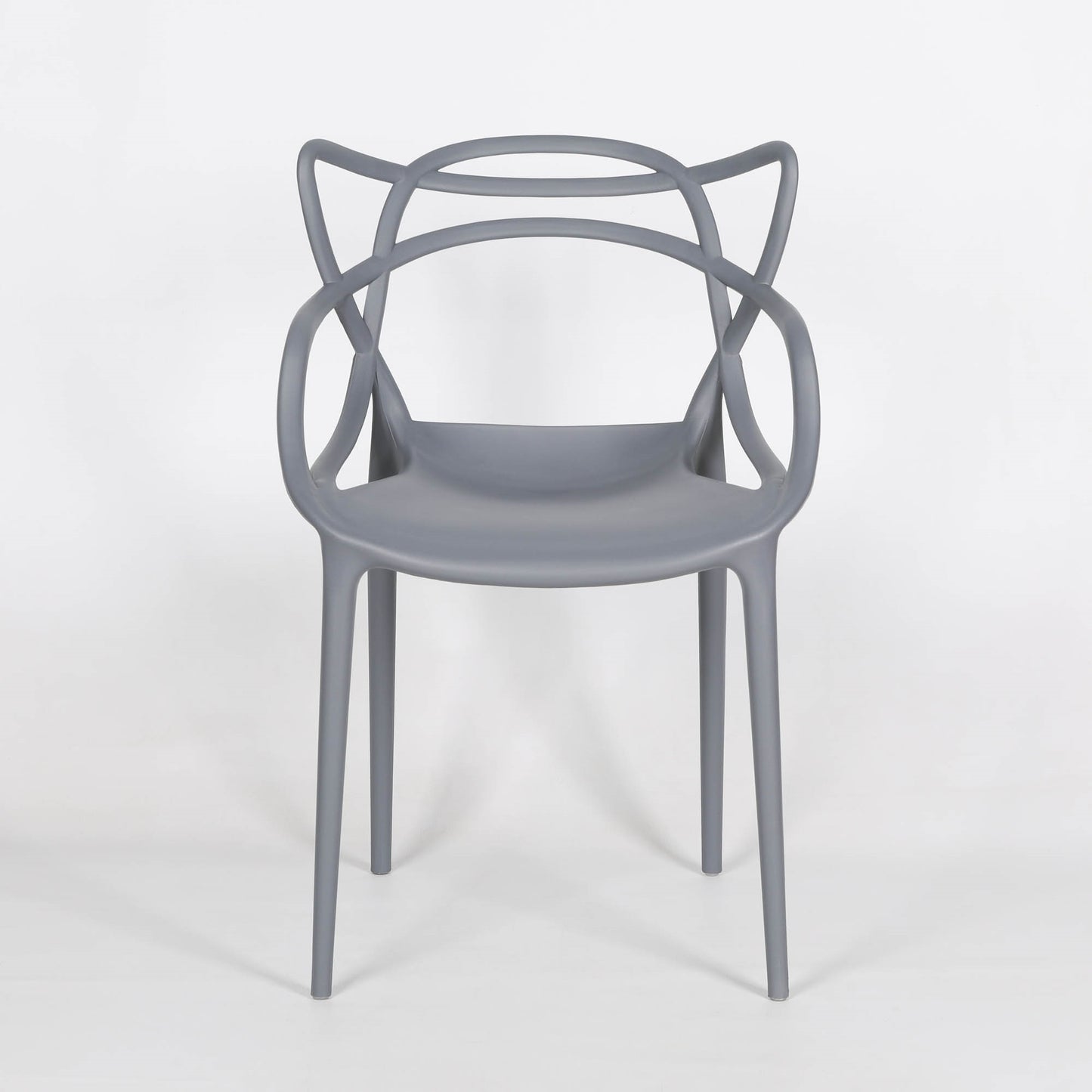 Masters Inspired Moulded Grey Dining Chair