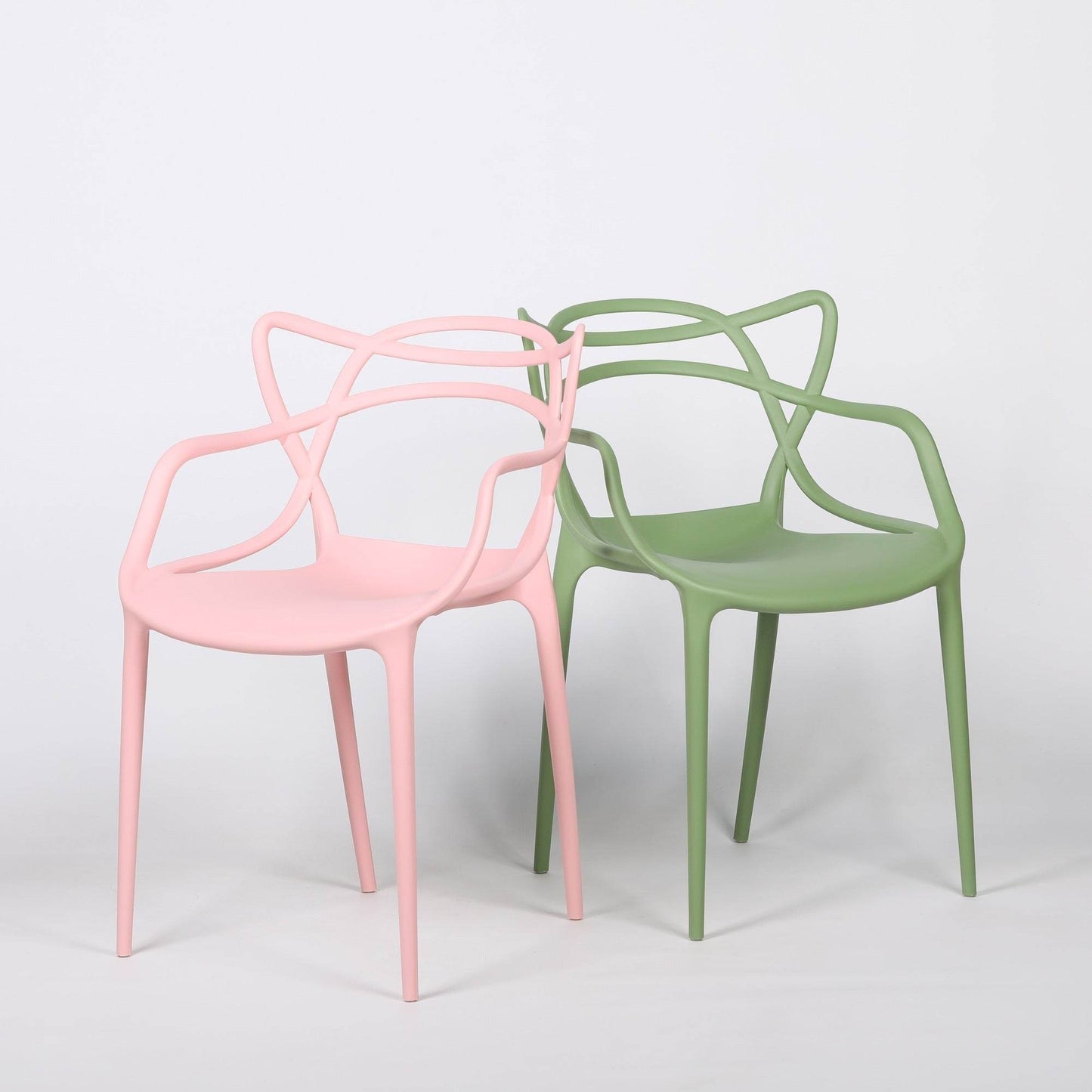 Masters Inspired Moulded Pink Dining Chair - Esmae & Rose