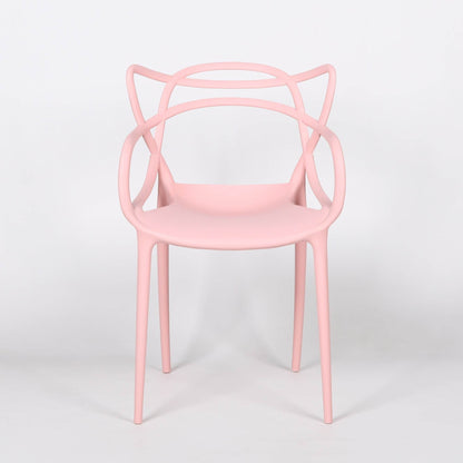 Masters Inspired Moulded Pink Dining Chair - Esmae & Rose