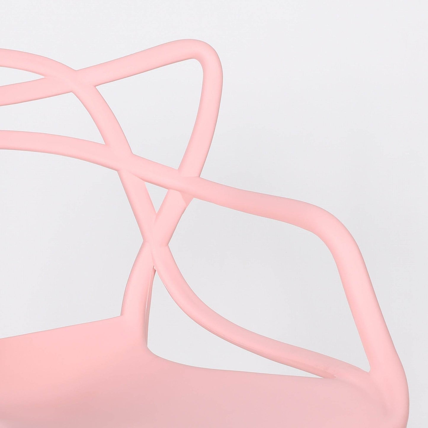 Masters Inspired Moulded Pink Dining Chair - Esmae & Rose