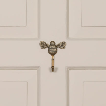 Brass Style Finish Wall Mounted Bumble Bee Coat Hook