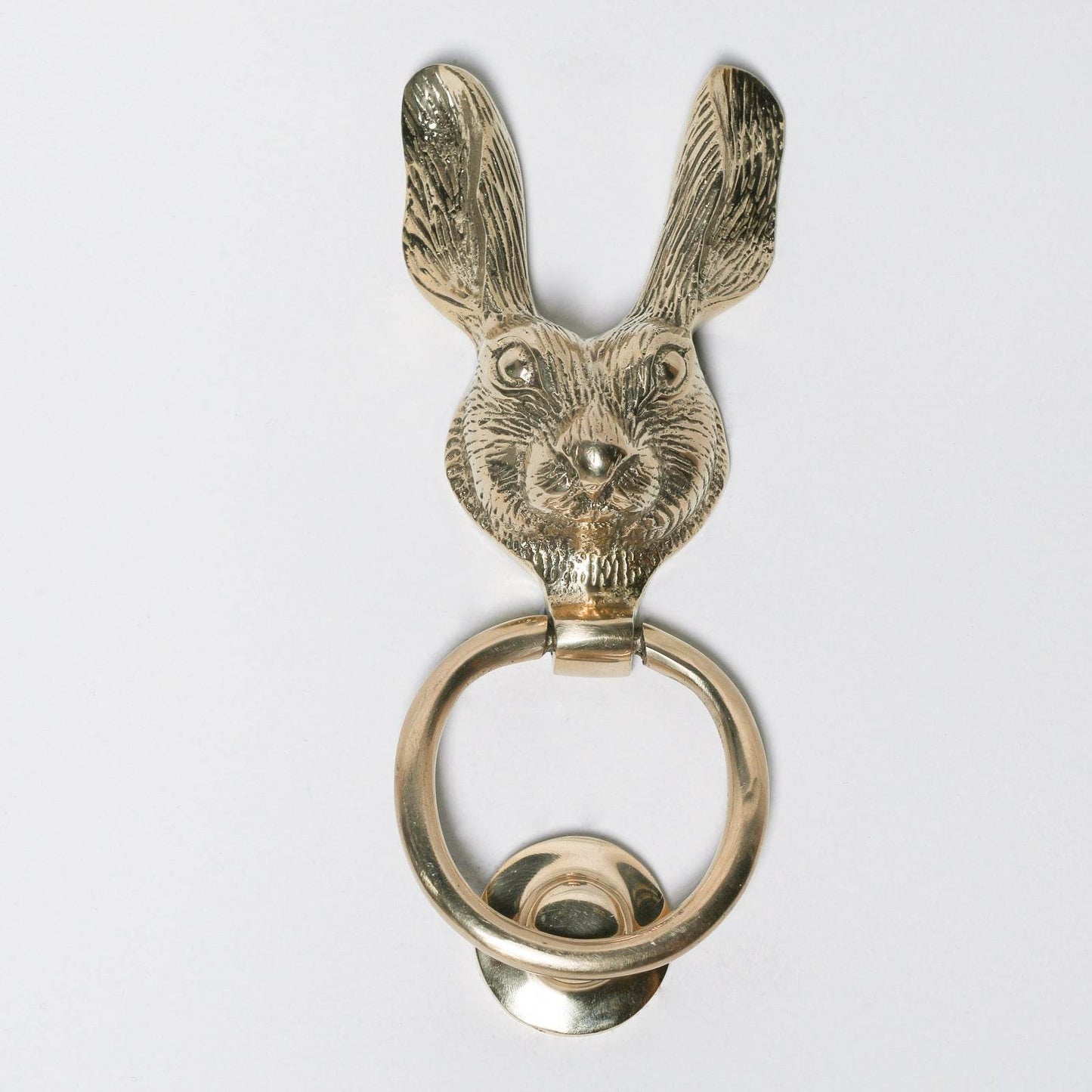 Classical Solid Brass Rabbit Hare Door Knocker Animal Country Style - Esmae & Rose