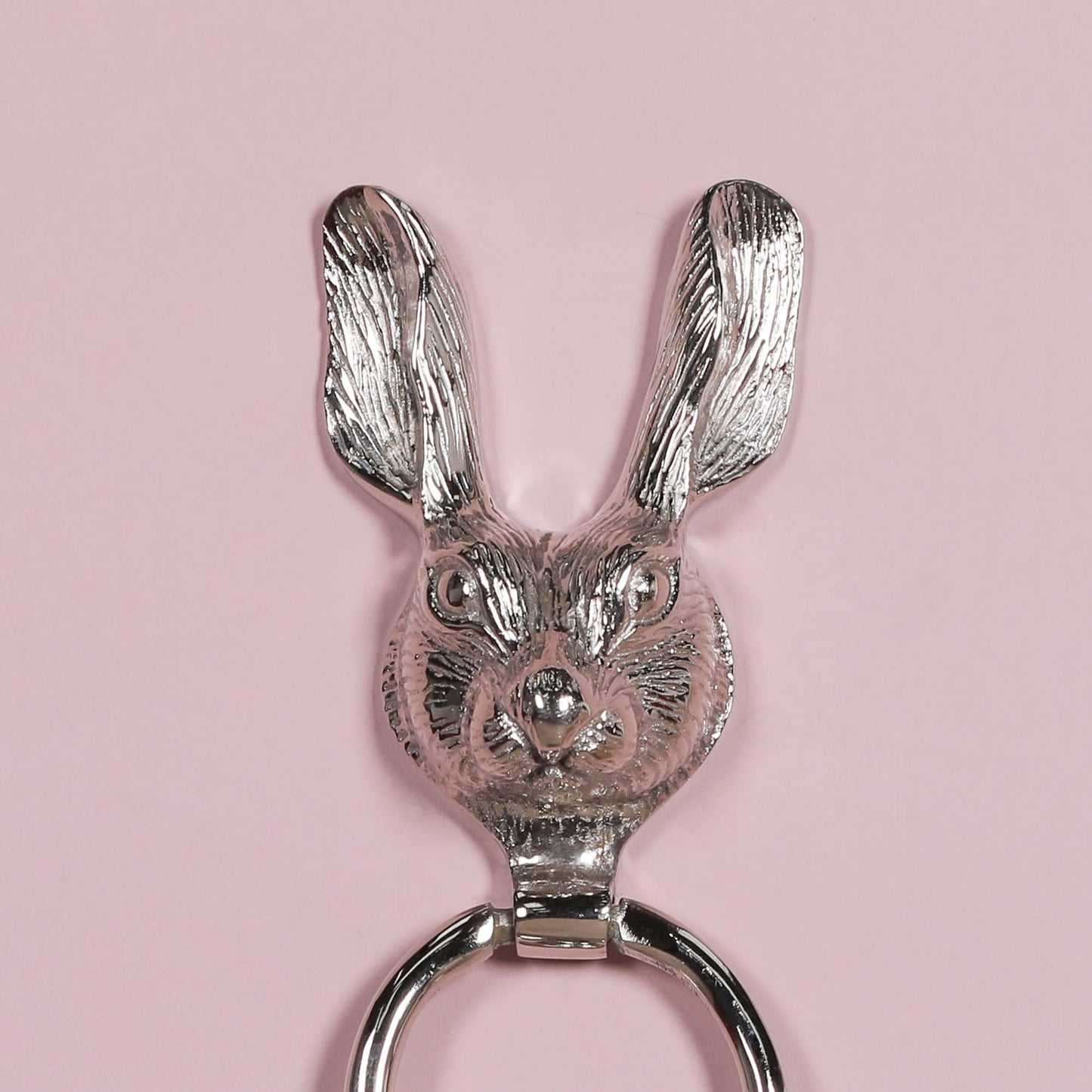 Classical Solid Brass Chrome Finish Rabbit Hare Door Knocker Country Style