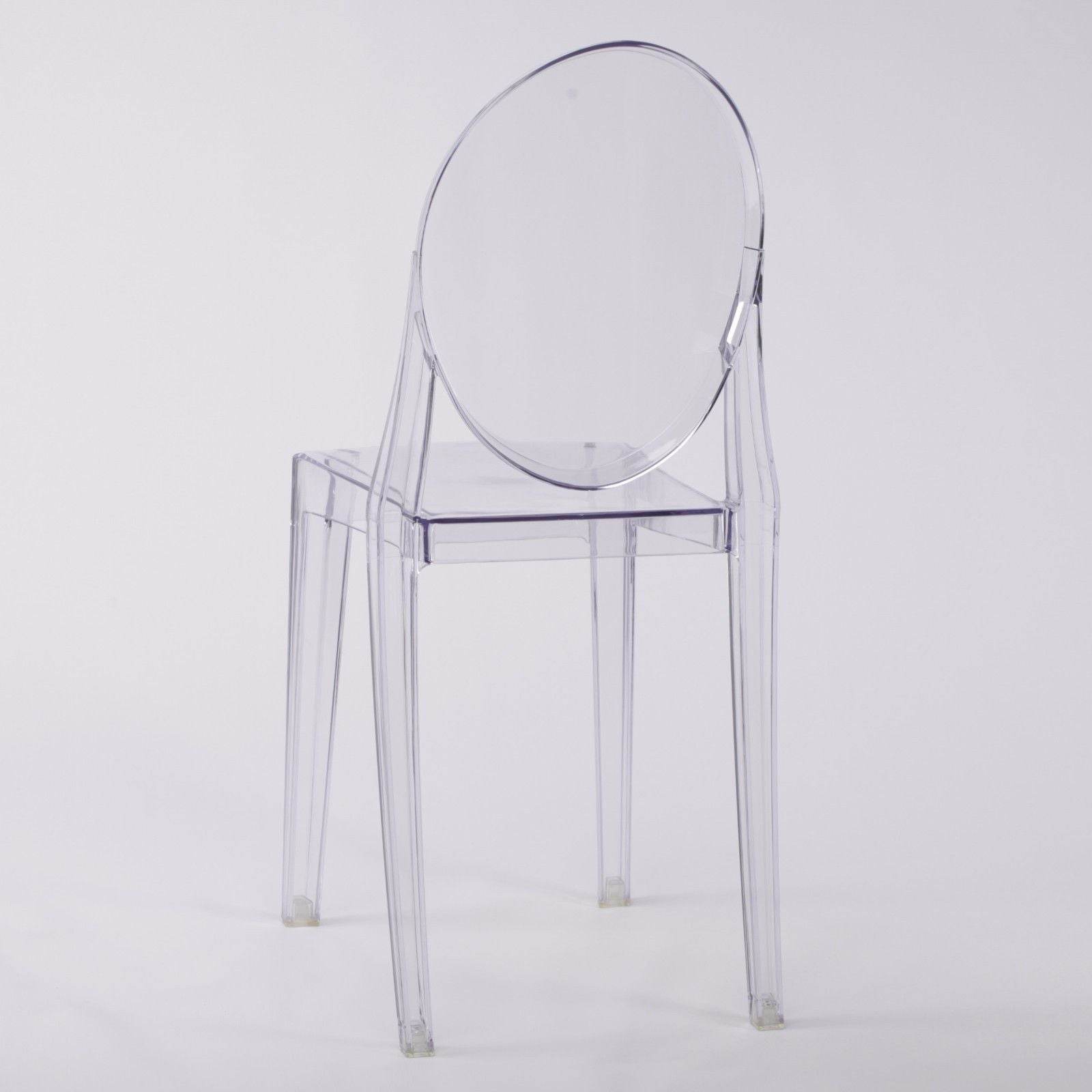 Clear Ghost Transparent Dining Chair - Esmae & Rose