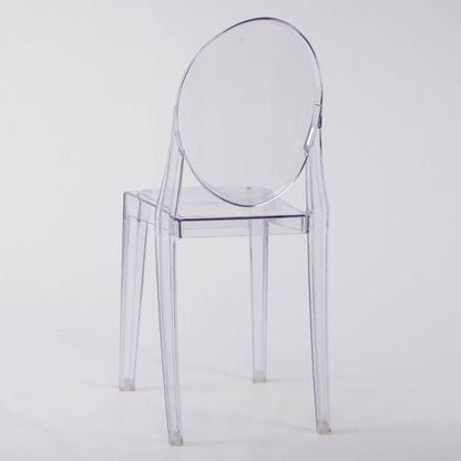 Clear Ghost Transparent Dining Chair - Esmae & Rose