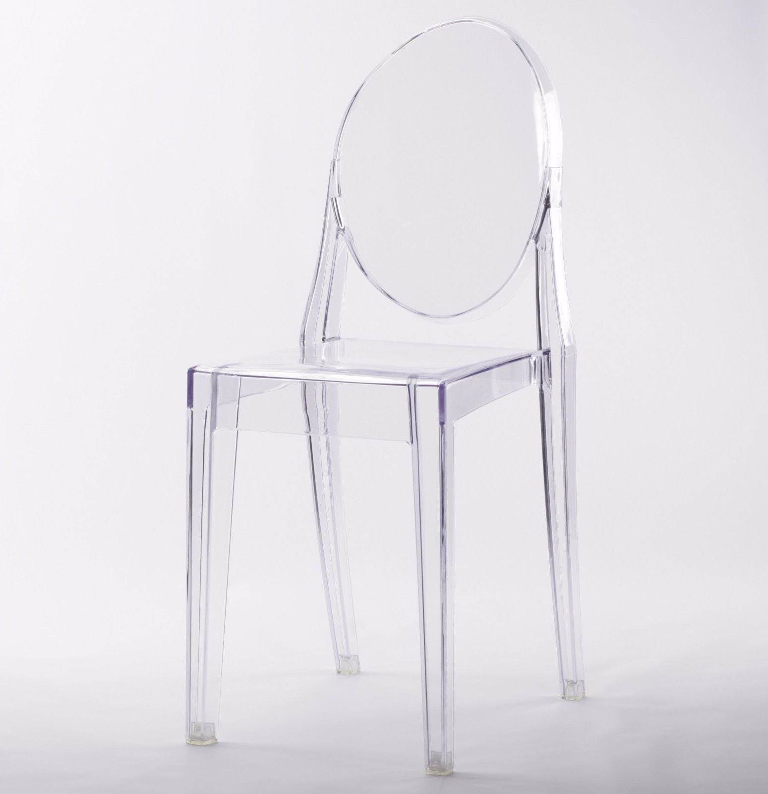 Clear Ghost Transparent Dining Chair - Esmae & Rose