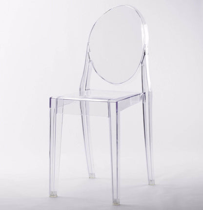 Clear Ghost Transparent Dining Chair - Esmae & Rose