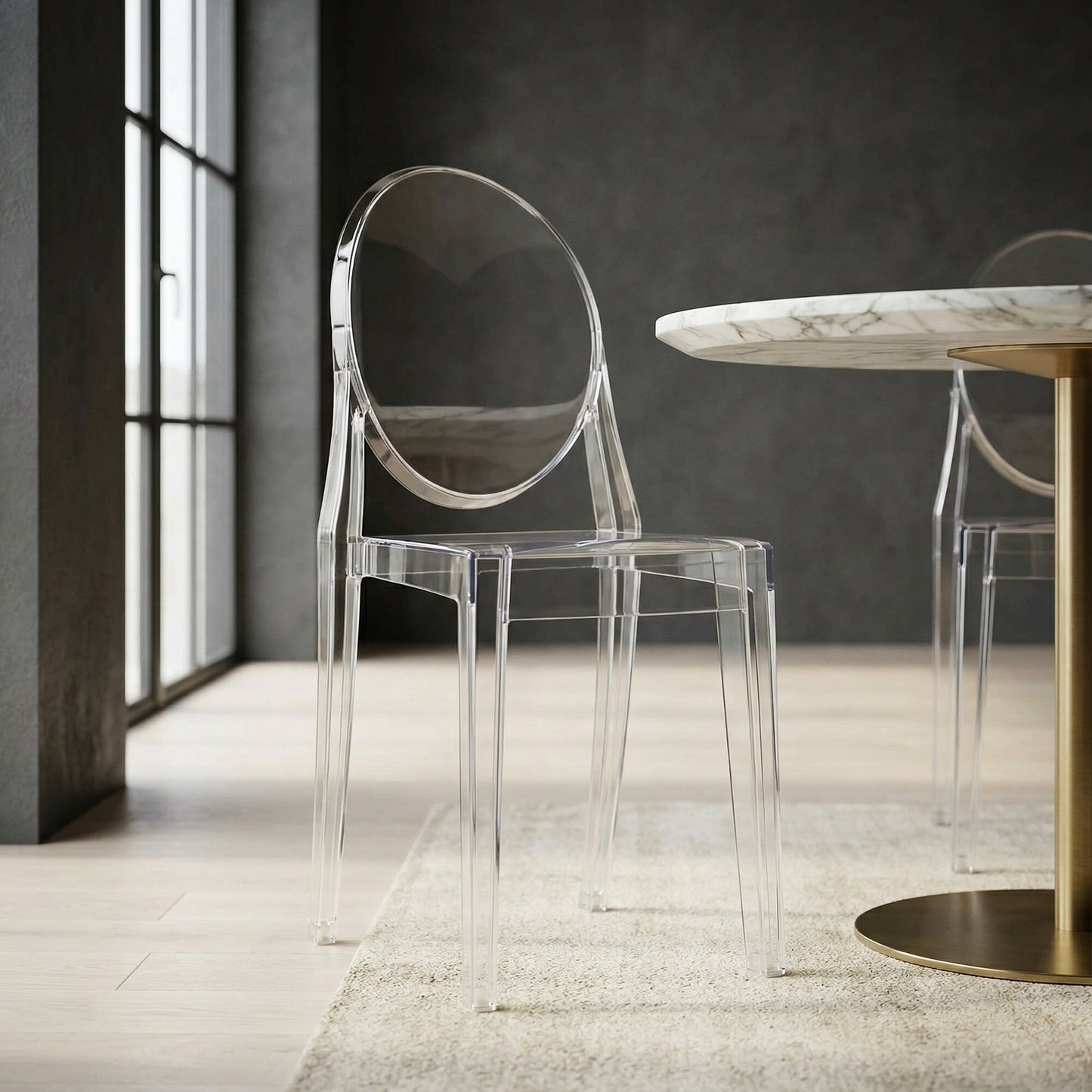 Clear Ghost Transparent Dining Chair