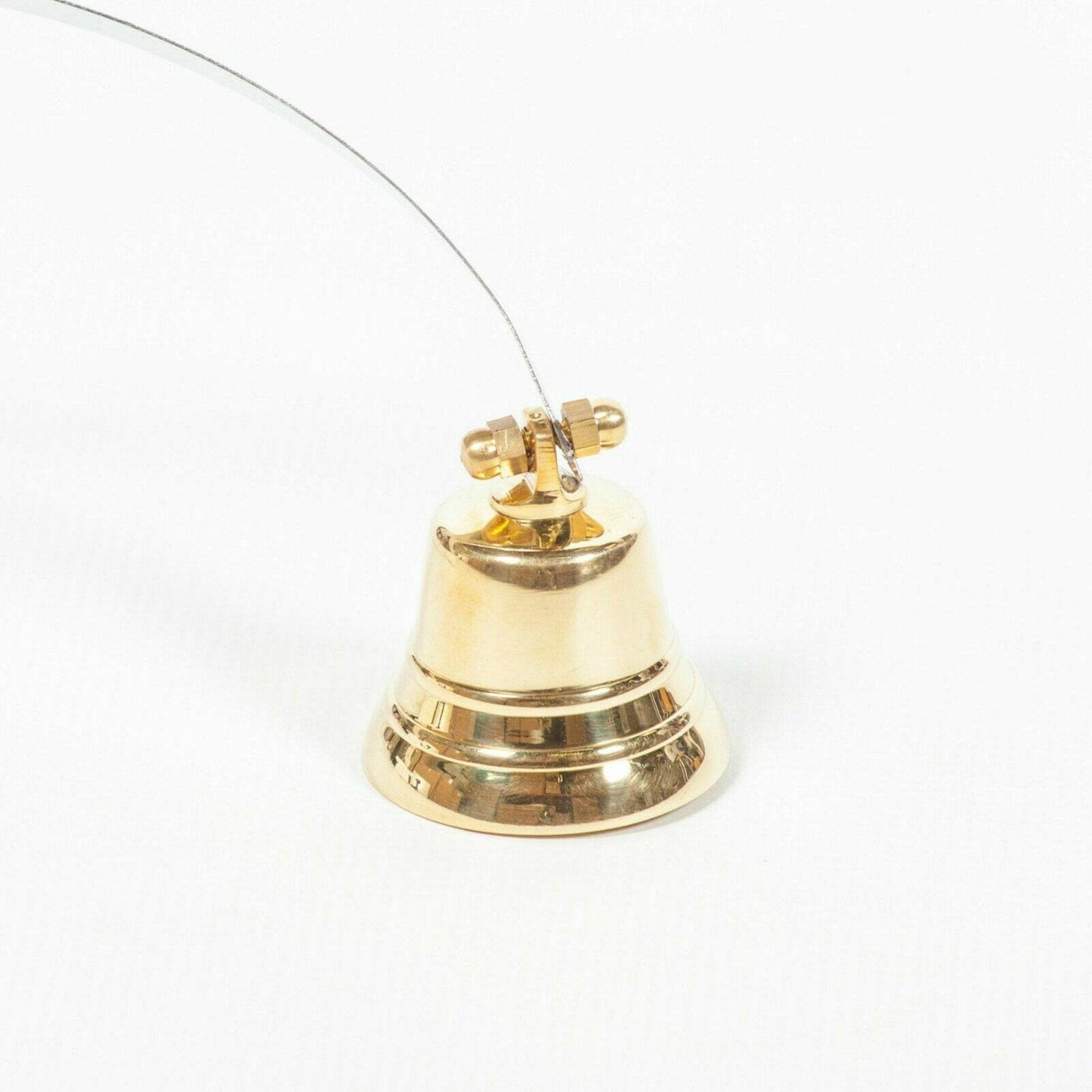 Polished Brass Traditional Design Shop Spring Door Bell On A Steel Spring - Esmae & Rose