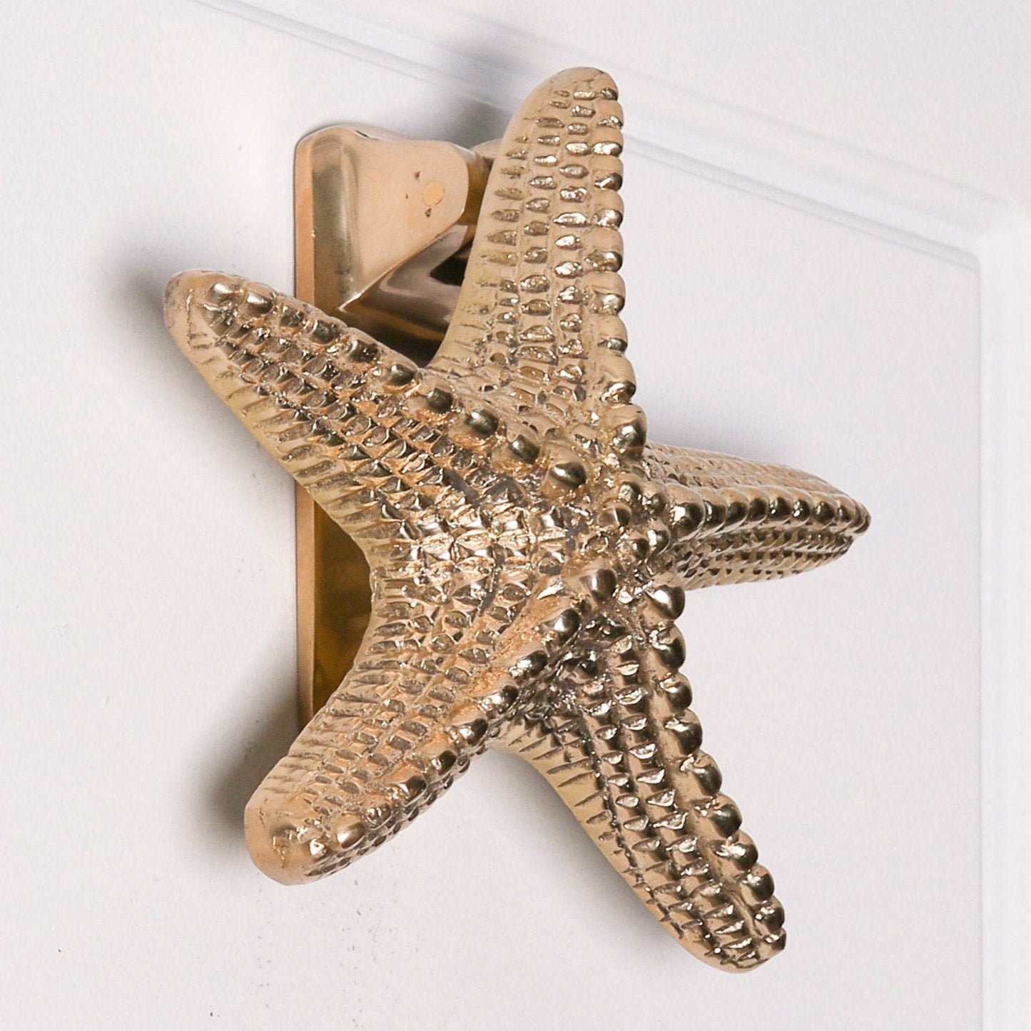 Solid Brass Starfish Sea Nautical Style Door Knocker - Esmae & Rose