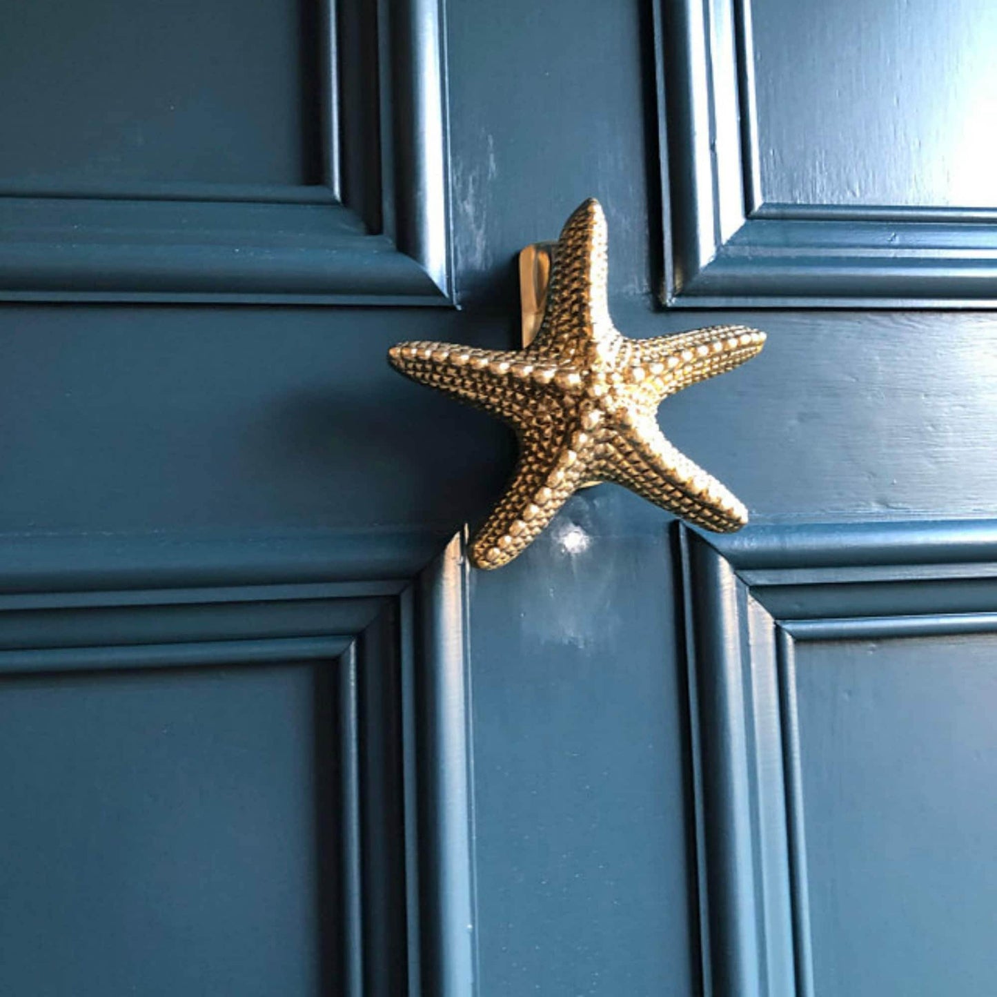 Solid Brass Starfish Sea Nautical Style Door Knocker - Esmae & Rose