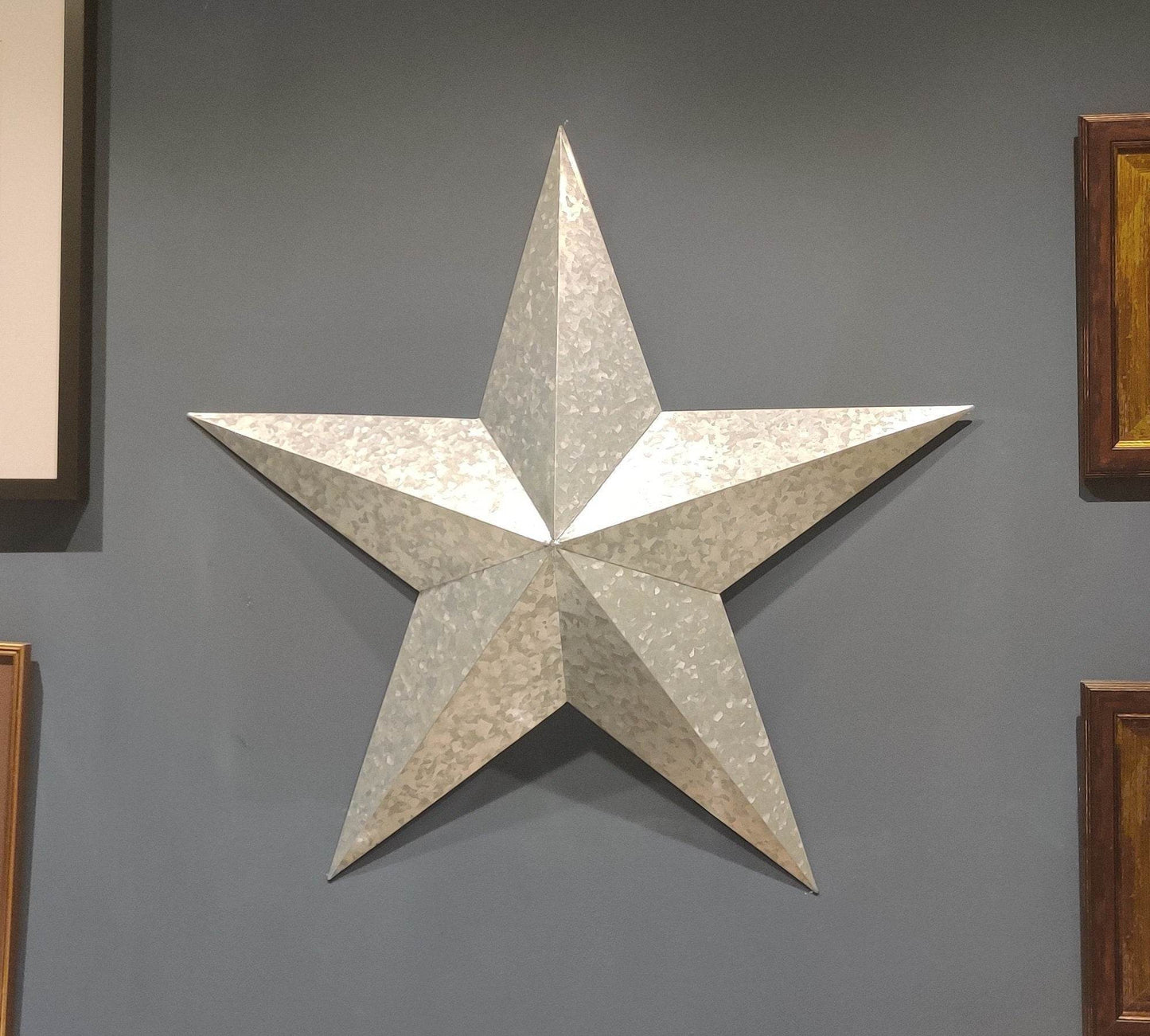 Amish Style Large Metal Decorative Oversized 74cm Star Wall Mounted Decor - Esmae & Rose